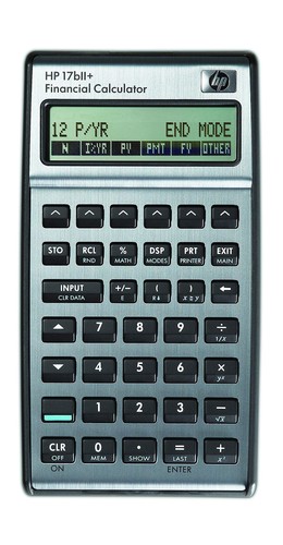Hewlett packard hp17bii - packard, hp17bii+