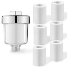 Filtre Eau Douche Filtre Douche Anti Calcaire avec 6 Cartouches Filtrantes Ép...