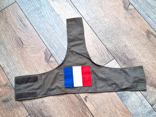 Brassard militaire bleu - brassard,