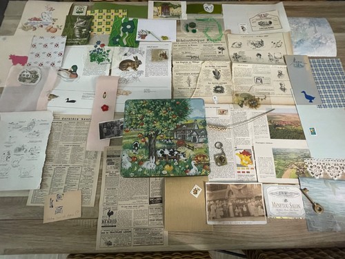Lot junk journal campagne vie - junk,