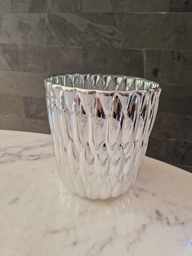 Kartell vase jelly argenté - kartell,