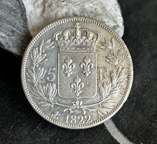 5 Francs Louis XVIII 1822 Paris, SUP