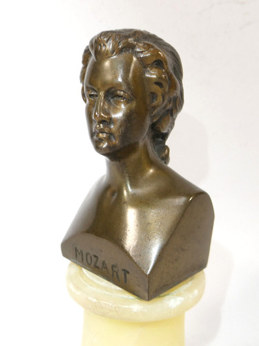 Buste bronze mozart - de,