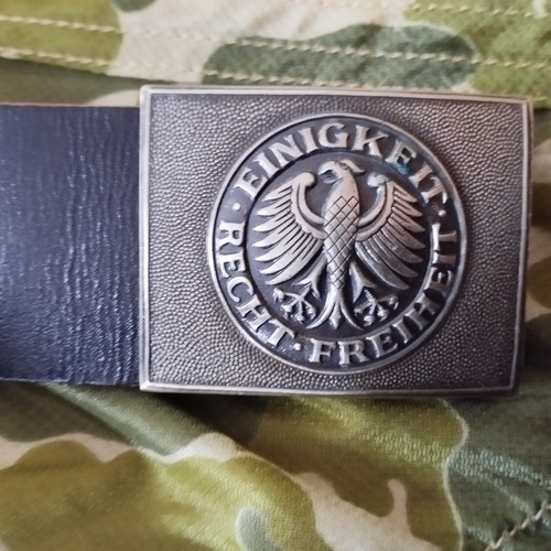 Ceinture germy post ww2 cuir - post, ww2,