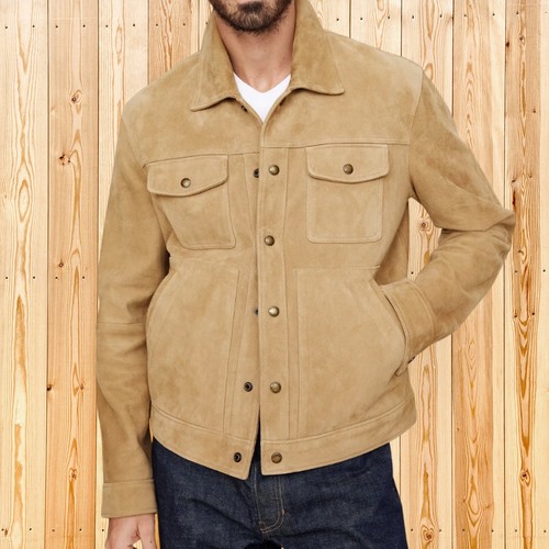 Veste chemise biker beige - beige, en