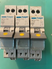 Lot de 3 disjoncteurs HAGER