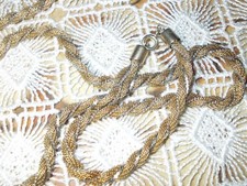 Collier chaîne de corde 80 cm