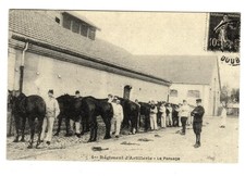 cpa:militaire ,scene de vie 