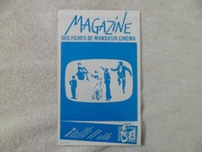 FICHE MONSIEUR CINEMA