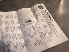 mask kenner Notice Originale Slingshot Pas de Reproduction 