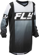 Maillot enfant FLY RACING F-16 - noir/blanc