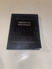 LIVRE LIVRET MANUEL PRATIQUE D’ATELIER CONSTRUCTION MÉCANIQUE 1972 ANCIEN RARE