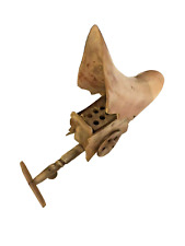 Superbe chariot en corne de vache sculpte fabrication artisanal artisant 