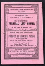 Brochure Faucheuse MAC-CORMICK à Relèvement vertical