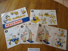 LOT notices MECCANO ANCIENNES