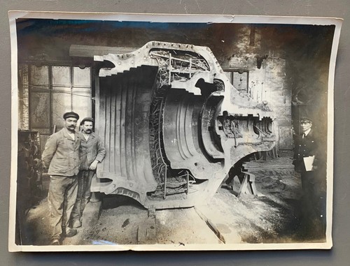 Photo ancienne 1927 fonderie - photo,