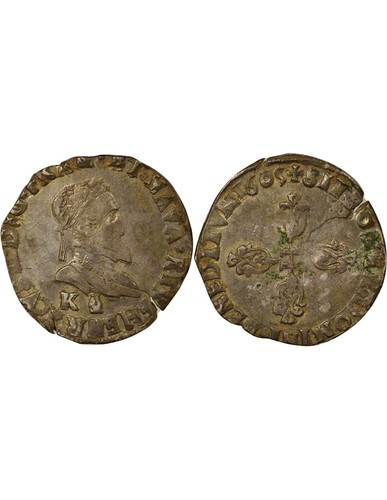 France henri 1 2 franc - henri, 1/2