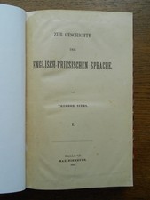 SIEBS (Theodor) Zur Geschichte