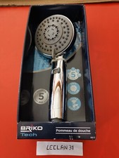 pommeau douche chromé avec