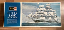 REVELL 1/96 Maquette Ancienne Bateau CUTTY SARK WITH SAILS H-395 Boîte + Notice