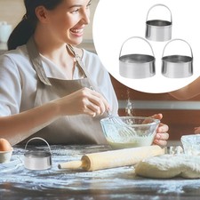  3 Pcs Cutter Set Biscuit Mold Cercle A Patisserie Ustensiles De Cuisine