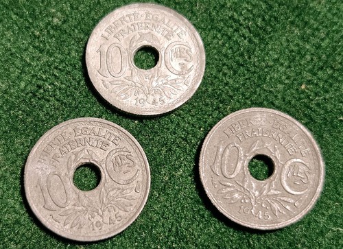 Lot pièces centimes - lot, 10