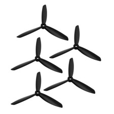 5pcs 6x4.5" 3-Pale électrique RC Avion CCW Hélice noir trou Adaptateur