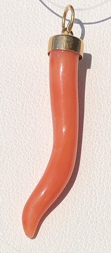 Corne corail rose or - corail,