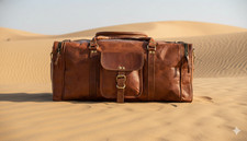 Sac Cuir Voyage Chèvre Gym