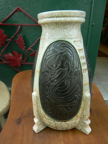 Art déco céramique vase - art,