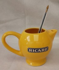 Ricard : Mini Pichet Faïence Jaune Contenance 20 Cl