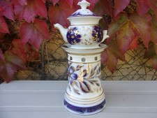 PORCELAINE DE VALENTINE TISANIERE ANCIENNE  A RESTAURER