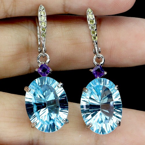 925 argent sterling - argent, boucles
