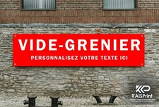 Bache / Banderole vide-greniers & brocante 5 couleurs disp livraison gratuite