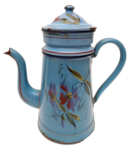 Cafetière tôle emaillée - en,