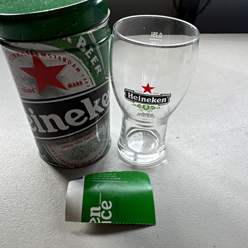Heineken experience metal tin - heineken,