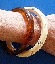 LOT Bijoux Anciens BRACELETS Bakélite Old BAKELITE Bangles JEWELRY ART DECO