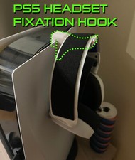 PS5 pulse 3d support casque rigide headset hook wallmount fixation psvr2 fix