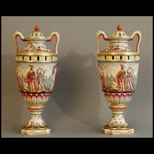 Paire pots pourris capo - paire, de