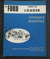 1964 Ford 2000 4000 Séries Tracteur " 724 Chargement Automatique " Manuel D