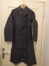 Blouse d'instituteur des années 40 " salt and peper " deadstock