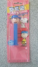  Peanuts Charlie Brown Blue Base Pez Dispenser (1990s) Great Condition