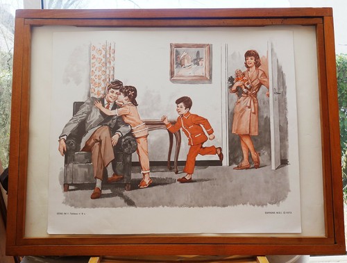 Ancienne affiche scolaire mdi - affiche,