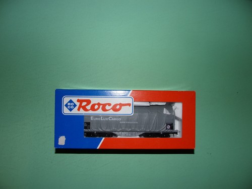 Roco wagon bâché court - wagon, gris