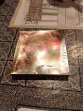 ancien poudrier nacre