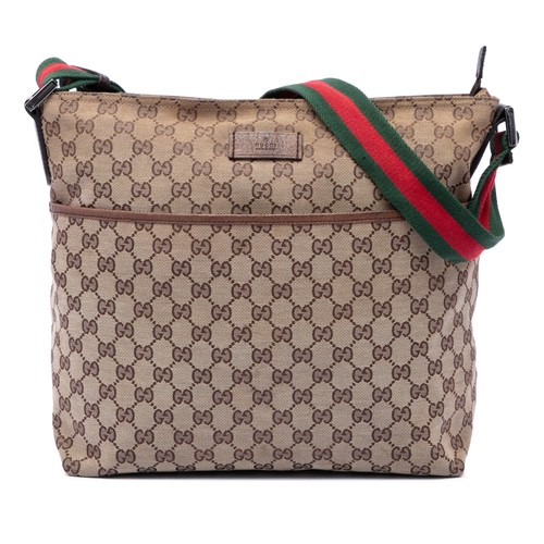 Gucci toile web sac porté - toile,