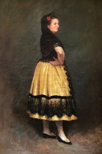Tableau encadré portrait