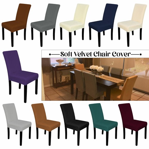 Velours chaise siège - velours, housses