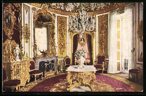 Carte postale ettal - carte, château