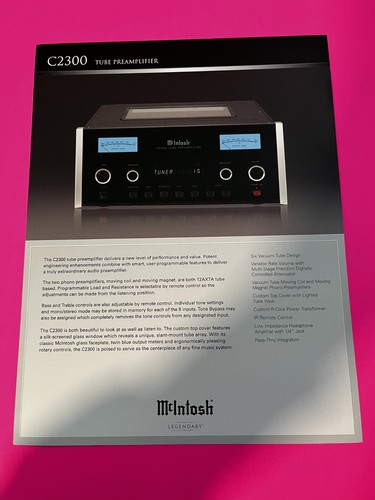 Mcintosh c2300 preamp - mcintosh,
